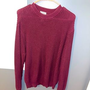 LL Bean maroon sweater